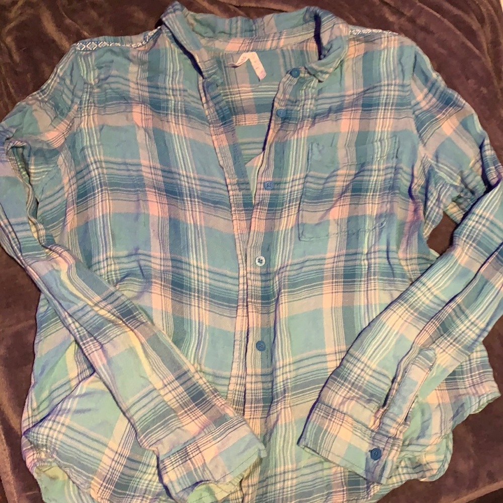 Blue Nad White Flannel